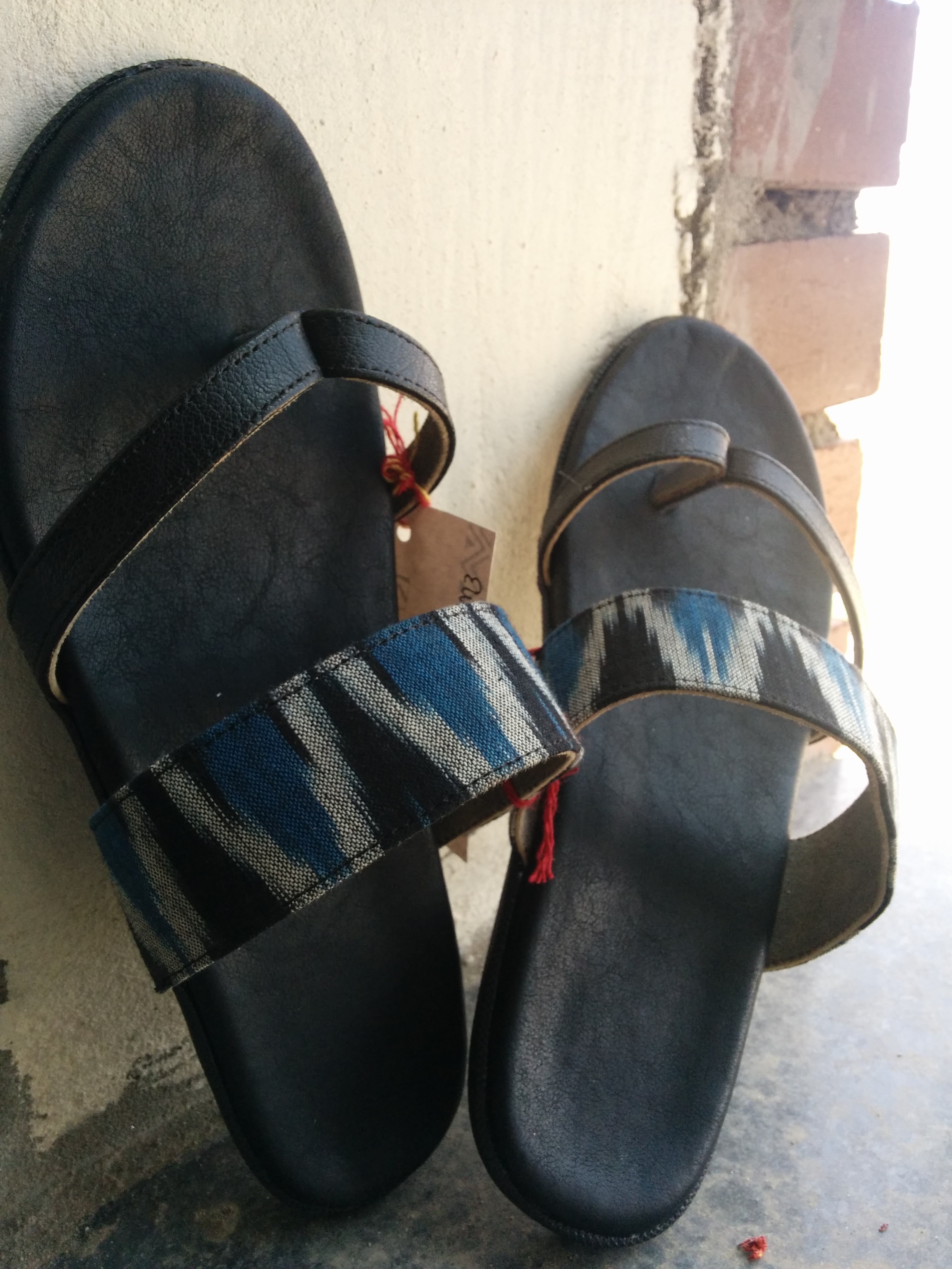 Black and blue ikat Black and blue ikat