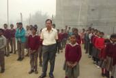 Crowdfunding to help this 70-year-old Give Free Education To Over 800 Children In a School Made of Tents