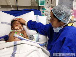 Baby Girl Fighting Mix Of Two Kinds Of Cancer Is Critical In The ICU