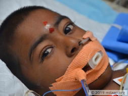 Help 7-year-old Barathraj fight for his life in the ICU