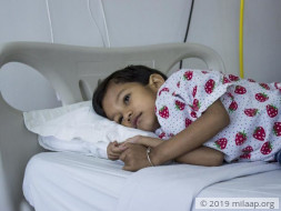 This 5-year-old girl is forced to fight a life long blood disorder