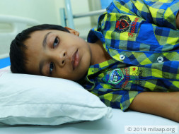 10-year-old's blood disorder can paralyse and kill him without help
