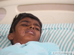 Help this 13-year-old who is critical after an accidental fall