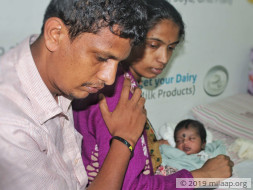 Bhagyamma's baby will succumb to a fatal infection without urgent help