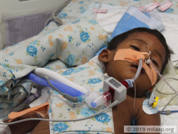 Help this widowed mother save her son from deadly lung infection