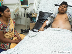 Help Gopi Chand to undergo his treatment