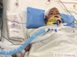 Kishore is gravely injured in an accident and is in ventilator.