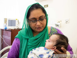 Baby Abrish Tasnim needs a bone marrow transplant to survive