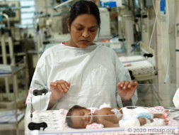 Help Twin Babies of Moslema Begum Recover From Pneumonia