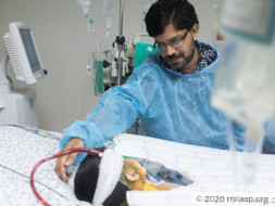 Ashritha is on ECMO machine fighting for her life