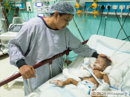 This Baby's Heart Is Pushing Into His Lungs And He Can't Breathe