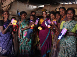 Celebrate this new years by joining hands with us! Make them smile. Make menstrual hygiene a reality for many!