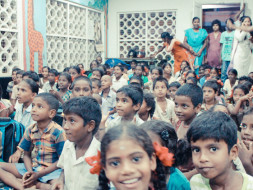 I am running a marathon to build a new learning center in Ezhil Nagar slum area of Chennai