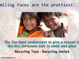 Recycling toys and recycling smiles