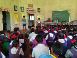 Arranging for breakfast for over 500 tribal children for a year