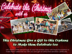 Let's Celebrate This Christmas With these Orphan Children and Spread the Ray of Hope, bring happiness to them