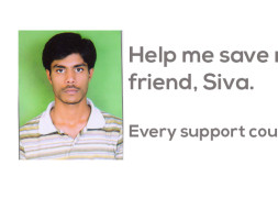 I am fundraising for my best friend Siva for Bone Marrow Transplantation