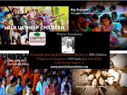 I am fundraising to educate1000 underprivileged kids to realize their full potential-Be the Change
