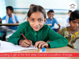 Give the girl child a better future with #StandWithAGirl, an initiative by National Geographic Channel and Educate Girls.