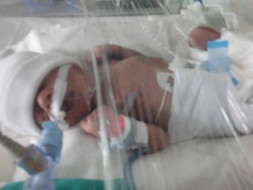 Help 5 days old boy fighting with Respiratory distress