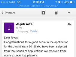 Help me grab a seat on Jagriti Yatra