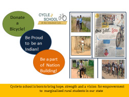 Help provide cycles to help rural girls travel to school