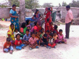Peace Ride: Education for quarry workers’ children, Chikballapur