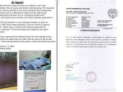 Help Alphonsa fight Cancer