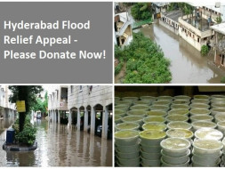 Food Packets for Flood Victims in Hyderabad!