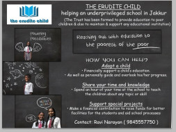 Help Erudite Support A Child This Diwali