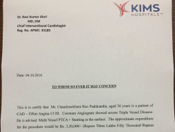 Help for treatment of CAD triple vessel disease