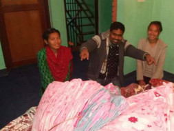 Blanket of PROTECTION to Nepal Earthquake affected children