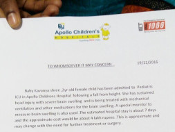 Save 2-year-old Kavanya Shree to stay alive