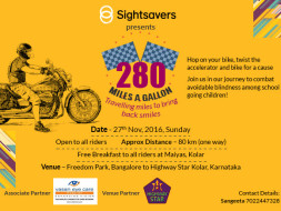 "280 Miles A Gallon" - Ride for a Cause