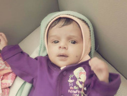This 60-day-old baby needs an urgent surgery in the next 48 hours.