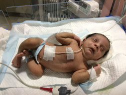 Save this father's 21-day old baby