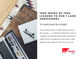 1000 Free Online Lessons to our 1 Lakh Subscribers