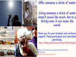 Let's pledge to Help the Helpless this summer.
