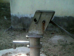 Water facility at Village school in Radhanagar Panchayat, Bokaro