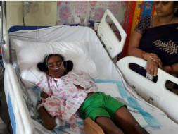 7-year-old Vyshnavi had a brain stroke that made her unable to speak