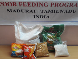 Provide monthly ration for poor family
