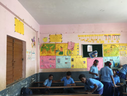 Colouring The Life Of Kids At Doddanekundi Government School