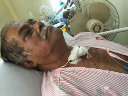 Narendra Nath Has Cancer In His Voice Box And Cannot Breathe