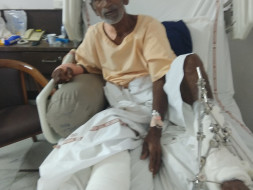 Father's emergency surgery due to Accident
