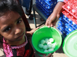 Celebrate Daan Utsav - Eggs-perience Giving .. Feed 1Lakh Children