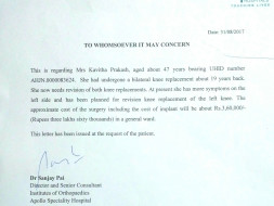 Help Kavita Undergo An Urgent Knee Replacement
