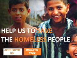 Help Us To Save The Homeless People