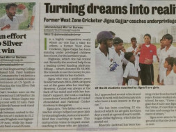 JCH Academy for underprivileged boys and girls, cricket coaching