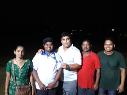 Help Master Vishal To Display His Shot Put Talent