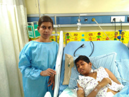 14-year-old Venkata suffering from a severe swollen stomach needs help